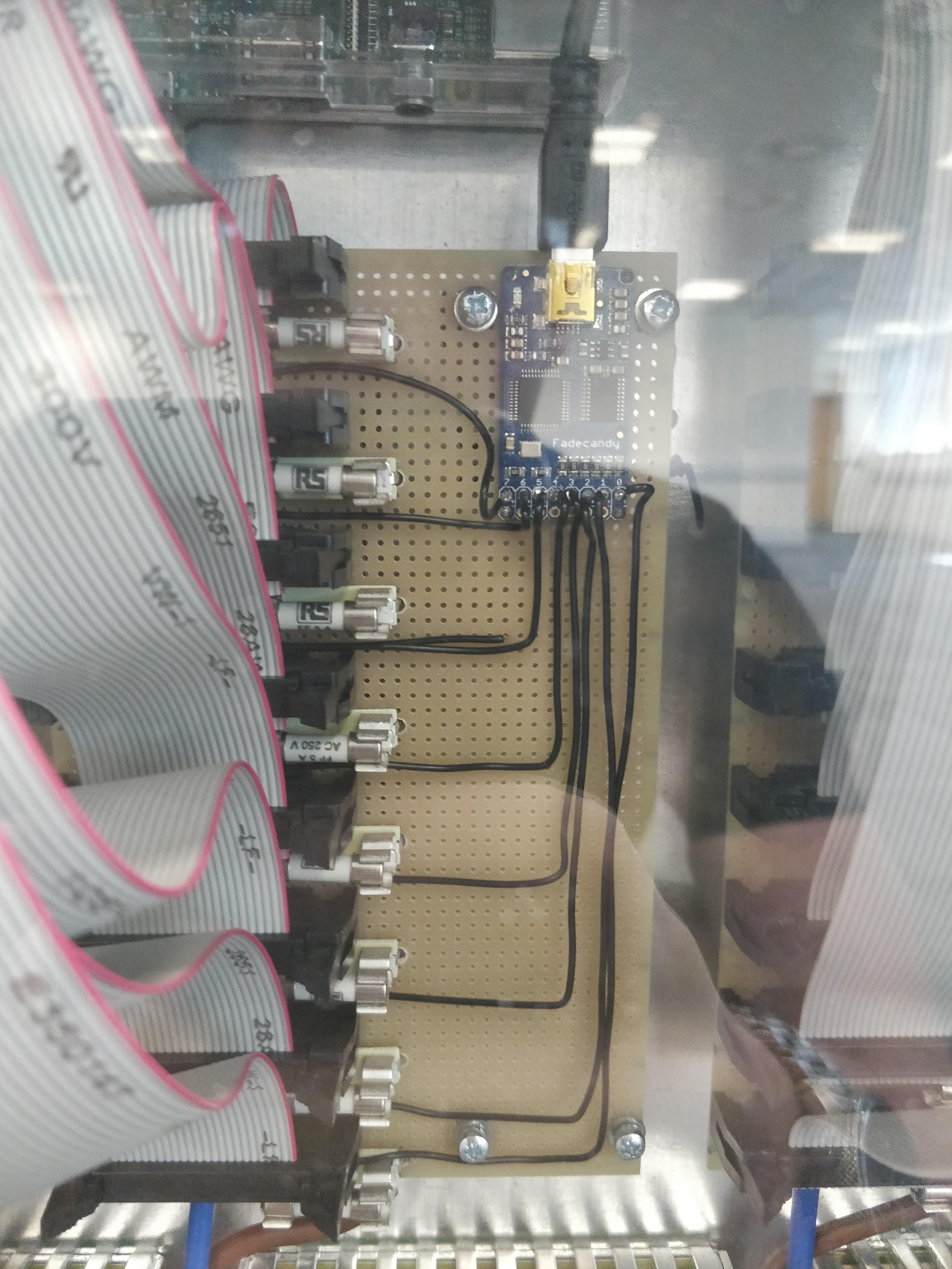 Fade candy board and LED drivers
