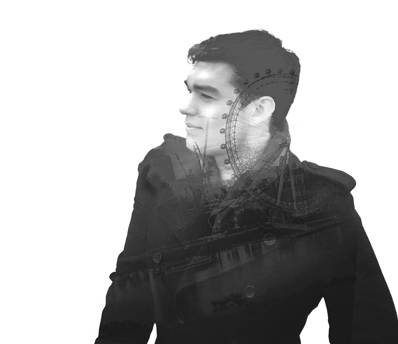 Silhouette profile image