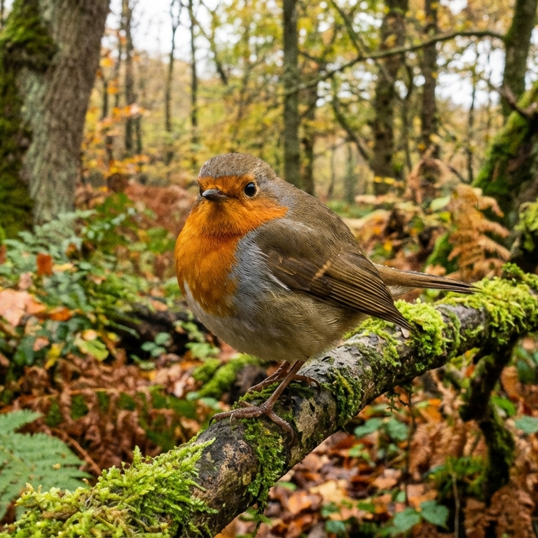 Image generated from the 1-word description 'Bird.'