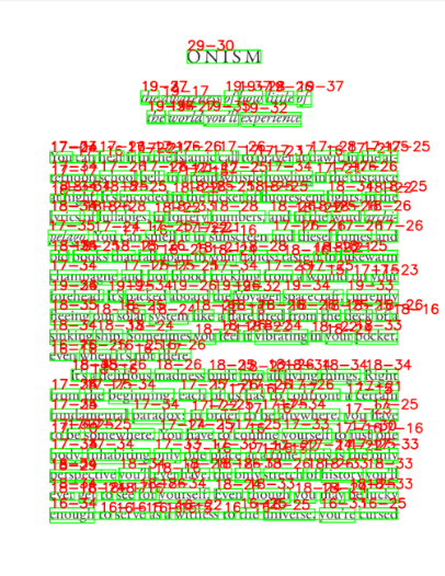 Annotated OCR