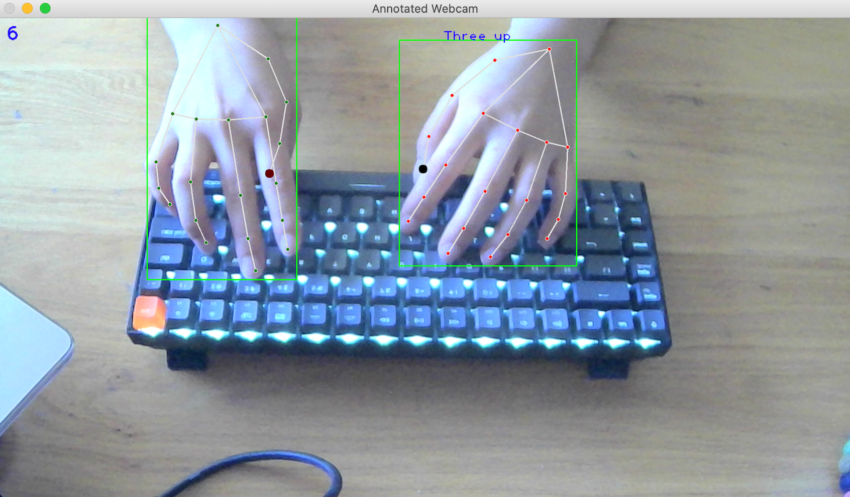 Standard angle configuration for Keyboard Expanse